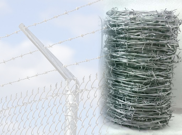 Galvanized Stranded Barbed Wire Fencing Coils