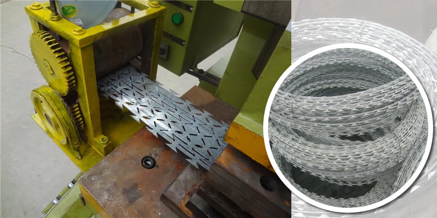 Automatic Punching Machinery to Produce Concertina Razor Wire