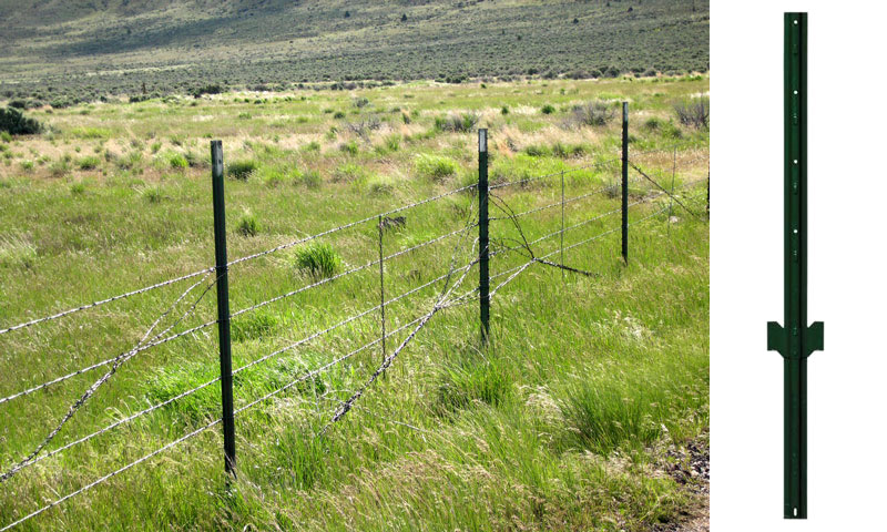 Barbed Wire Fencing Post
